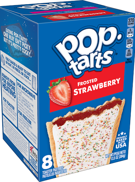 Kellogg’s Pop-Tarts Frosted Strawberry 384gr