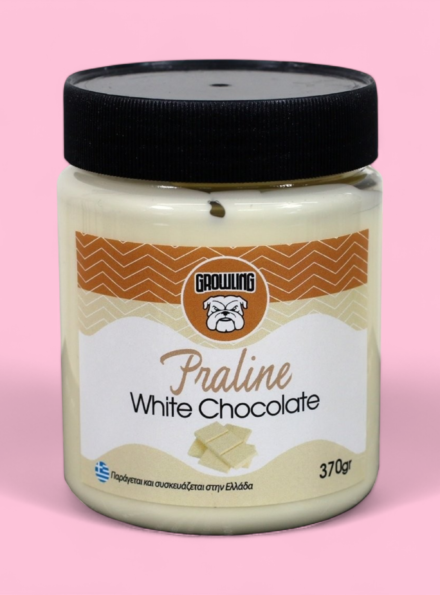 GROWLING WHITE CHOCOLATE PRALINE 370g