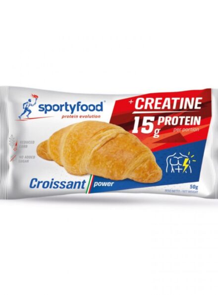 Πρωτεϊνικό κρουασάν με Κρεατίνη & χαμηλούς υδατάνθρακες Sportyfood 50g