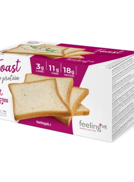 Πρωτεϊνικές Φρυγανιές χωρίς υδατάνθρακες FeelingOk (4x40g) 160g