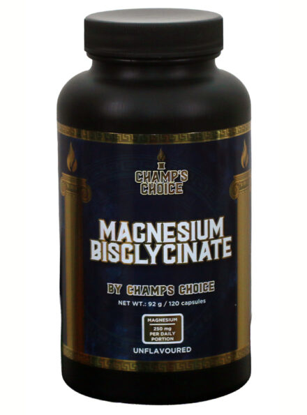 MAGNESIUM BISGLYCINATE BY CHAMPS CHOICE 120caps