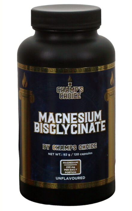 MAGNESIUM BISGLYCINATE BY CHAMPS CHOICE 120caps